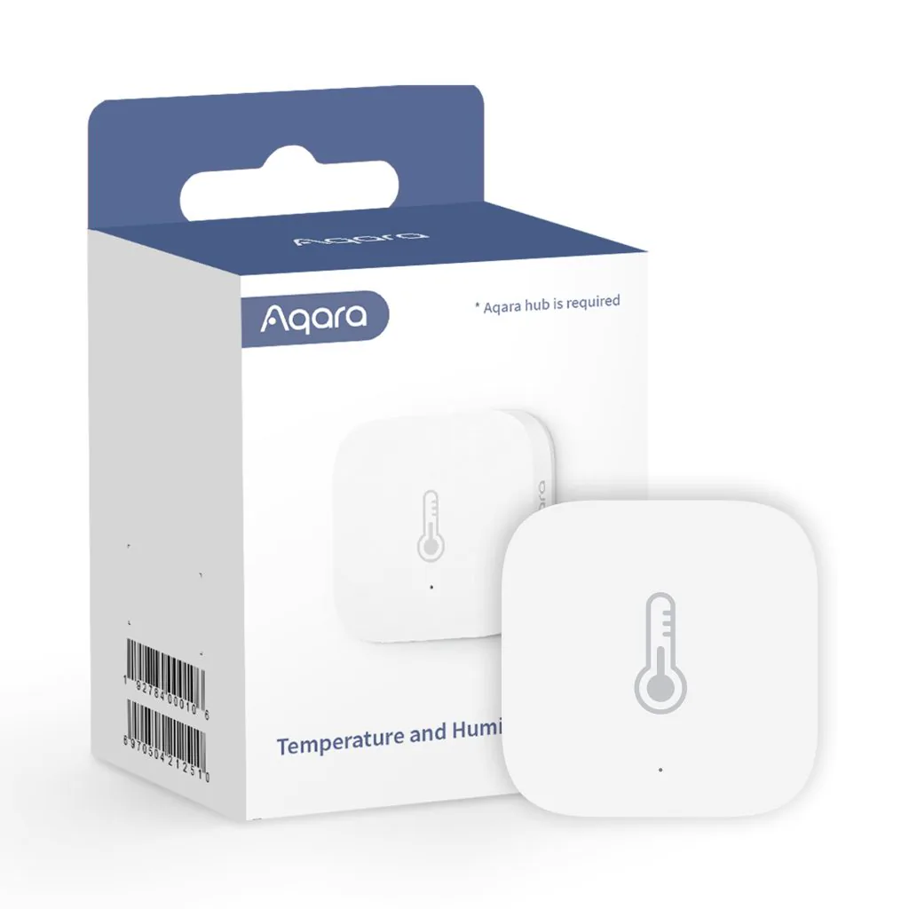 Aqara temperatuur- en luchtvochtigheidssensor voor smart home monitoring